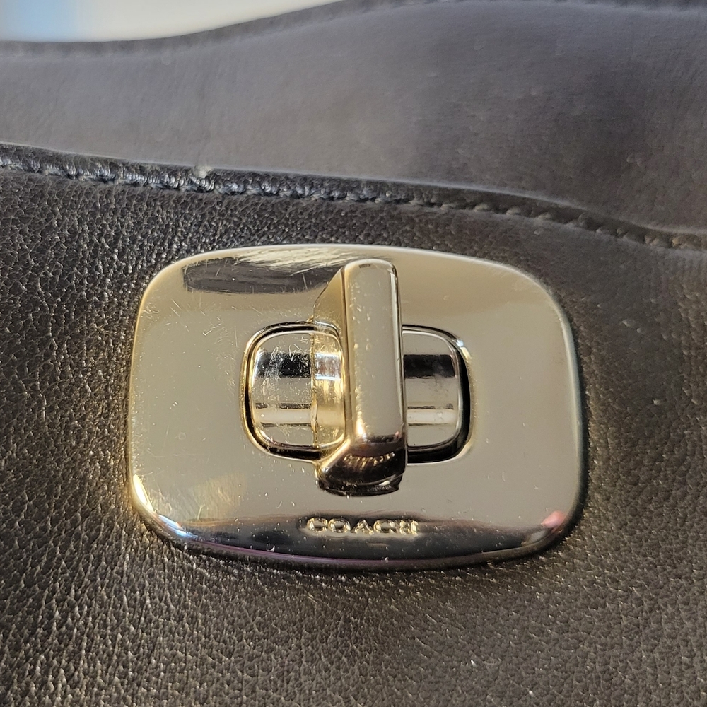 Coach handbag Leather, Black - Vintage Retail - Picture 9 of 15